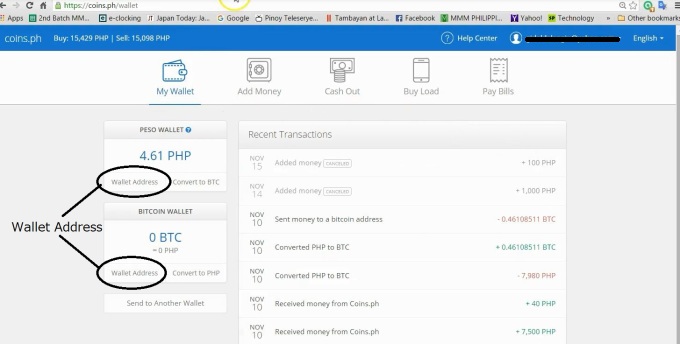 Sending Btc To Coins Ph Wallet Address From Blockchain Net Extra - 
